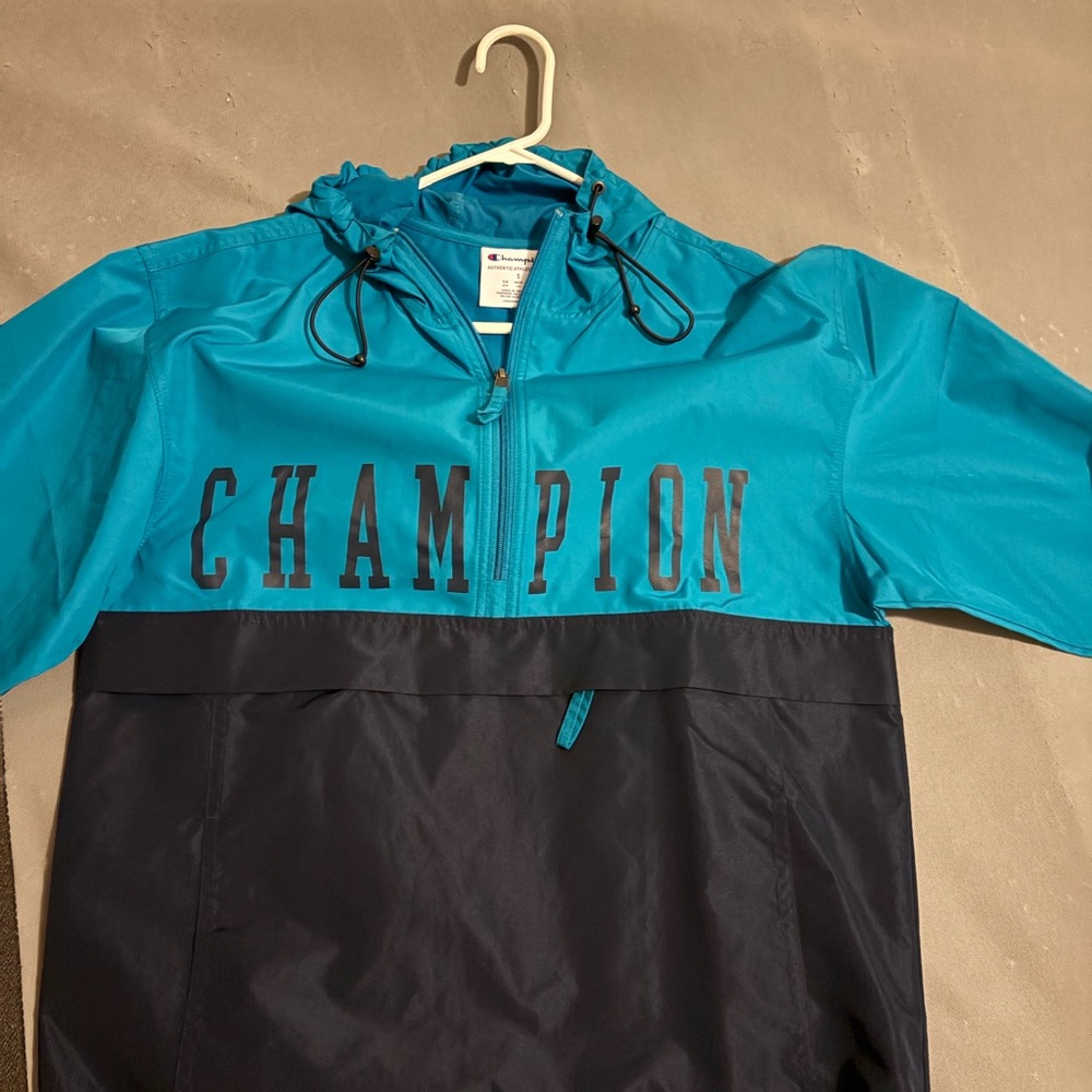 Champion Blue and Black Windbreaker